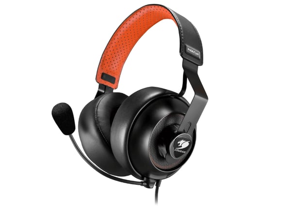 COUGAR Phontum S Headset Ledningsført Spil Sort, Orange