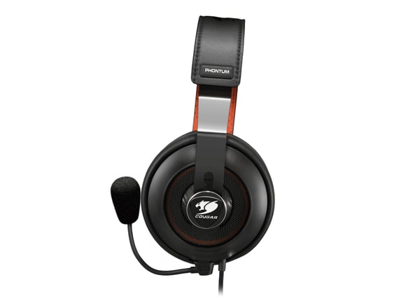 COUGAR Phontum S Headset Ledningsført Spil Sort, Orange