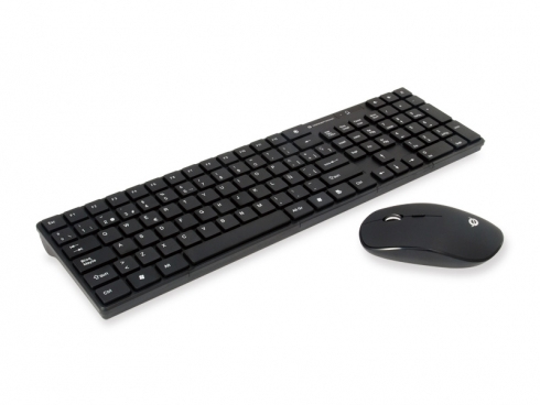 Conceptronic Orazio tangentbord Mus inkluderad Hem RF Trådlös QWERTY Spansk Svart