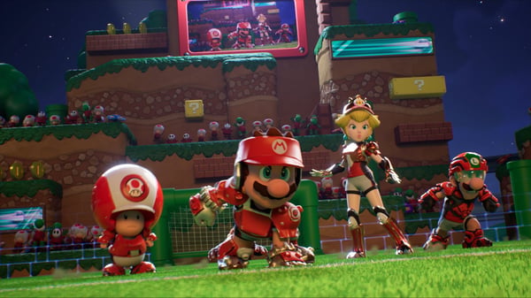 Nintendo Mario Strikers: Battle League Football Standard Hollandsk, Engelsk, Spansk, Fransk, Italiensk, Portugisisk, Russisk Nintendo Switch