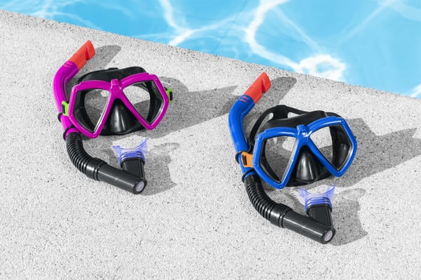 Bestway 24070 / 23 dykkemaske Polykarbonat Forskellige farver Barn