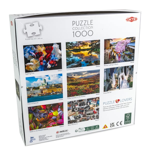 Tactic Puzzle Lovers Swan on Lake with Babies 1000 palan palapeli