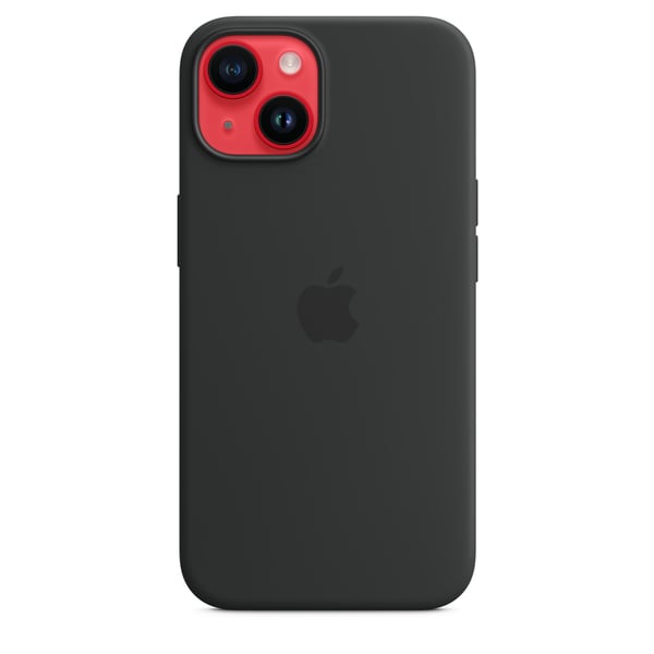 Apple Silikone-etui med MagSafe til iPhone 14 – midnat
