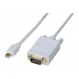 Hypertec 127396-HY videokaapeli-adapteri 3 m VGA (D-Sub) Mini DisplayPort Valkoinen