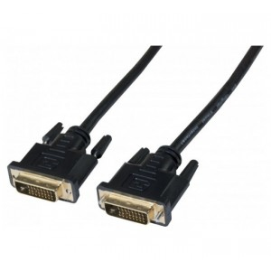 Hypertec 127513-HY DVI kabel 3 m DVI-D Sort