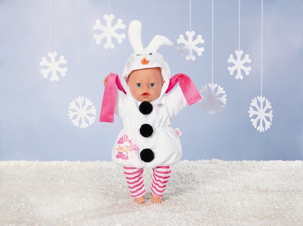 BABY born Snowman Costume 43cm Dockkläder