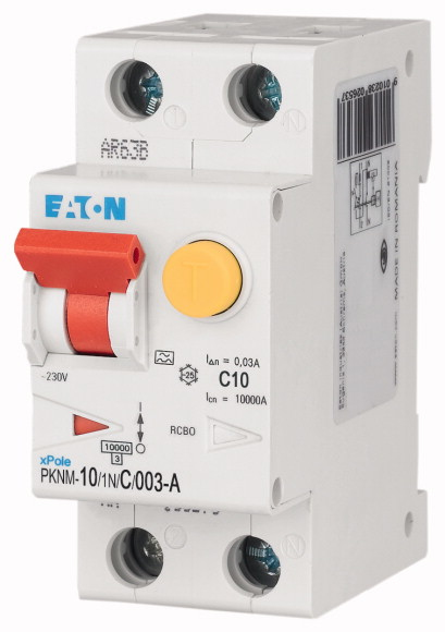 Eaton PKNM-10/1N/C/003-A-MW virrankatkaisin Pienoiskatkaisija 2