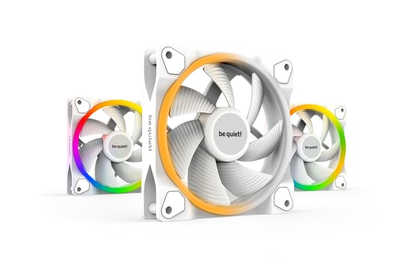 be quiet! Light Wings White | 120mm PWM Triple Pack Tietokonekotelo Tuuletin 12 cm Valkoinen 3 kpl be quiet! Light Wings White | 120mm PWM Triple Pack Tietokonekotelo Tuuletin 12 cm Valkoinen 3 kpl