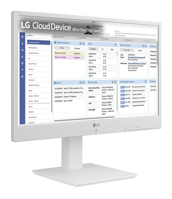 LG 24CR671N-2P.AEU All-in-One-tietokone/-työasema Intel® Pentium® N6005 60,5 cm (23.8") 1920 x 1080 pikseliä All-in-One thin client 8 GB DDR4-SDRAM 256 GB SSD Valkoinen