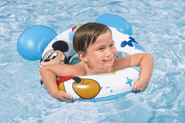 Bestway 9102K pool- och badmadrass Blå, Vit Bild PVC Simring