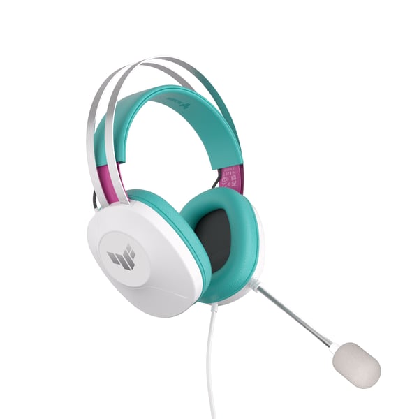 ASUS TUF Gaming H1 Gen II Hatsune Miku Edition Kuulokkeet Langallinen Pääpanta Pelaaminen USB A-tyyppi Vaaleanpunainen, Turkoosi, Valkoinen