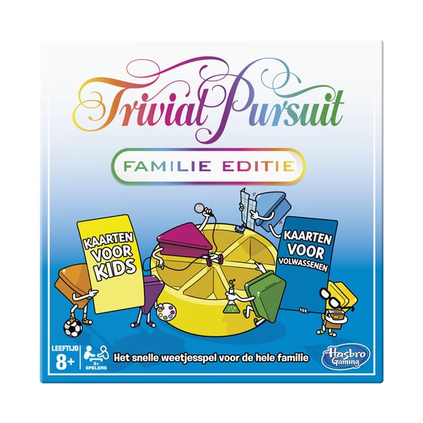 Hasbro Gaming Trivial Pursuit Family Edition Brætspil til hele familien fra 8 år og opefter