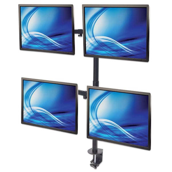 Manhattan 461566 monitorin kiinnike ja jalusta 81,3 cm (32") Vastaanotto Musta