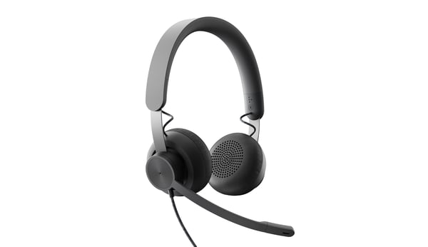 Logitech Zone Wired UC Headset Kabel Huvudband grafit