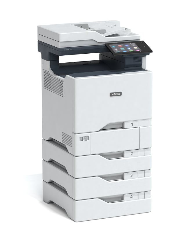 Xerox VersaLink C625 A4 50 sid/min dubbelsidig kopiering/utskrift/scanning/fax, PS3 PCL5e/6, 2 magasin totalt 650 ark
