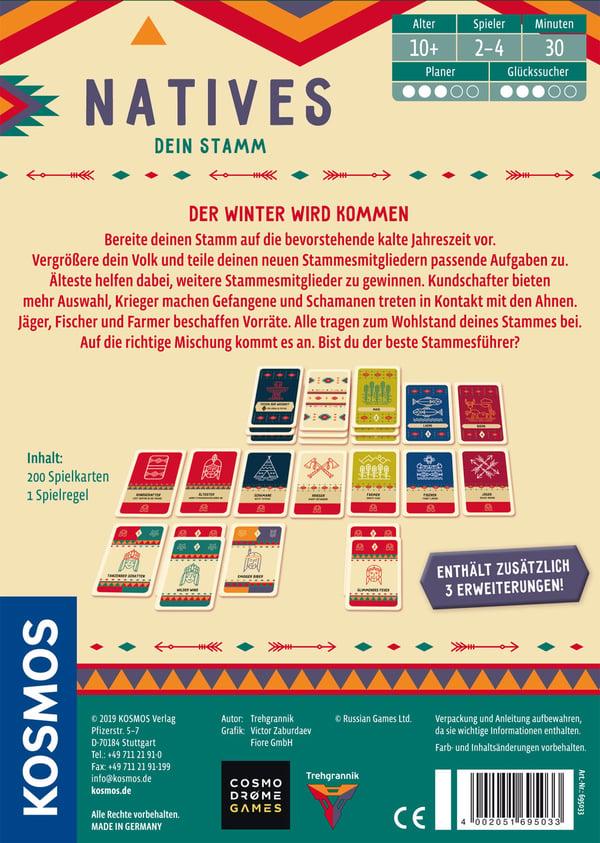 Kosmos Natives Dein Stamm