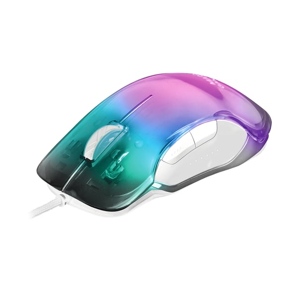 Mars Gaming MMGLOWW mus Spil Højre hånd USB Type-A Optisk 12800 dpi