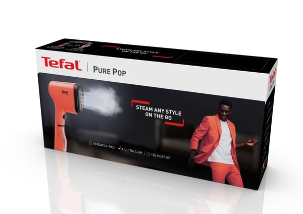 Tefal Pure Pop DT2022 Håndholdt beklædningsdamper 0,07 L 1300 W Koral