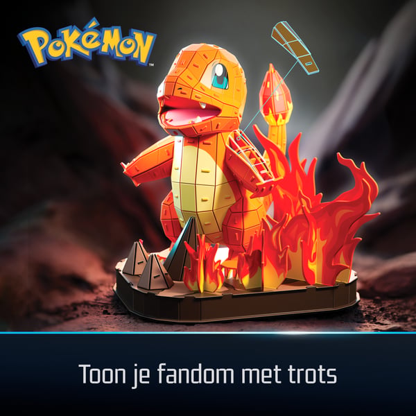 4D Build FDP FAP Pokemon Charmander GML 3D-palapeli 241 kpl Sarjakuvat