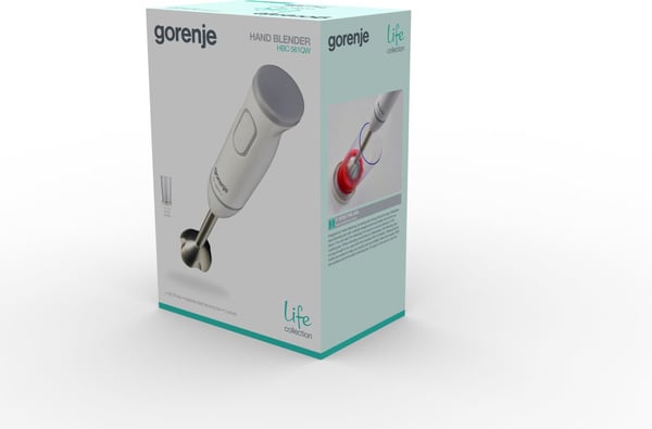 Gorenje | Blender | HBC561QW | Stavblender | 500 W | Antal hastigheder 1 | Hvid