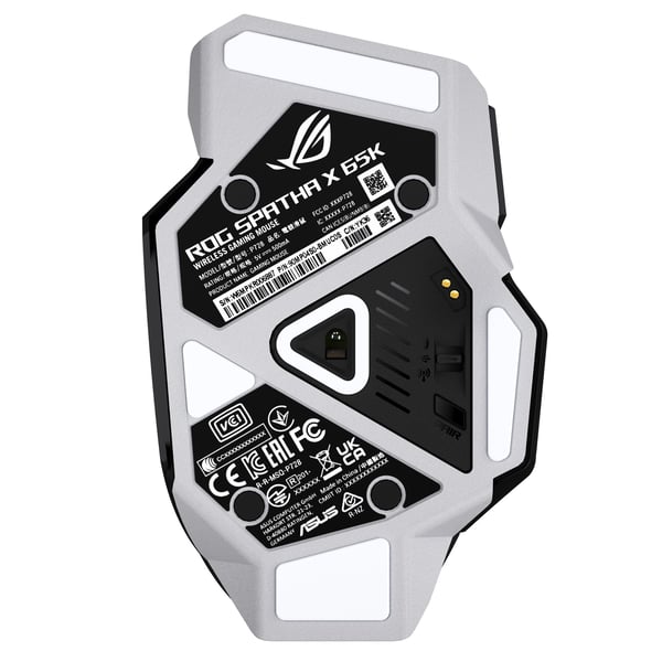 ASUS ROG Spatha X 65K hiiri Pelaaminen Oikeakätinen RF Wireless + Bluetooth + USB Type-A Optinen 65000 DPI