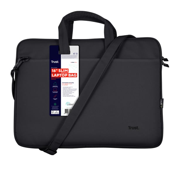 Trust Bologna 40,6 cm (16") Toploader taske Sort