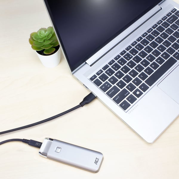 ACT AC7416 USB-kablar USB 3.2 Gen 1 (3.1 Gen 1) 1 m USB C USB A 5 Gbit/s 65 W Svart