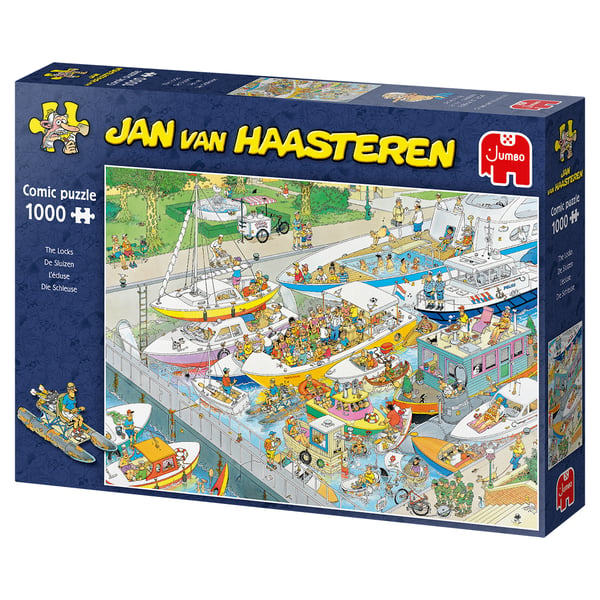 Jan van Haasteren The Locks 1000 pcs Puslespil 1000 stk Tegneserier