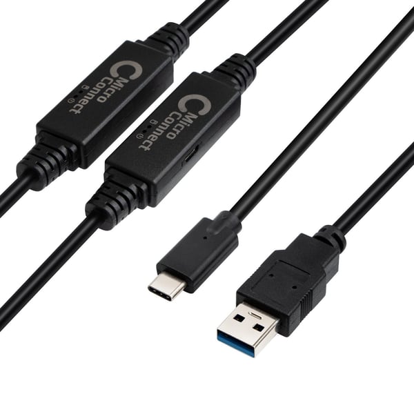 Microconnect USB3.1CA10AMP USB-kaapeli USB 3.2 Gen 1 (3.1 Gen 1) 10 m USB C USB A Musta Microconnect USB3.1CA10AMP USB-kaapeli USB 3.2 Gen 1 (3.1 Gen 1) 10 m USB C USB A Musta