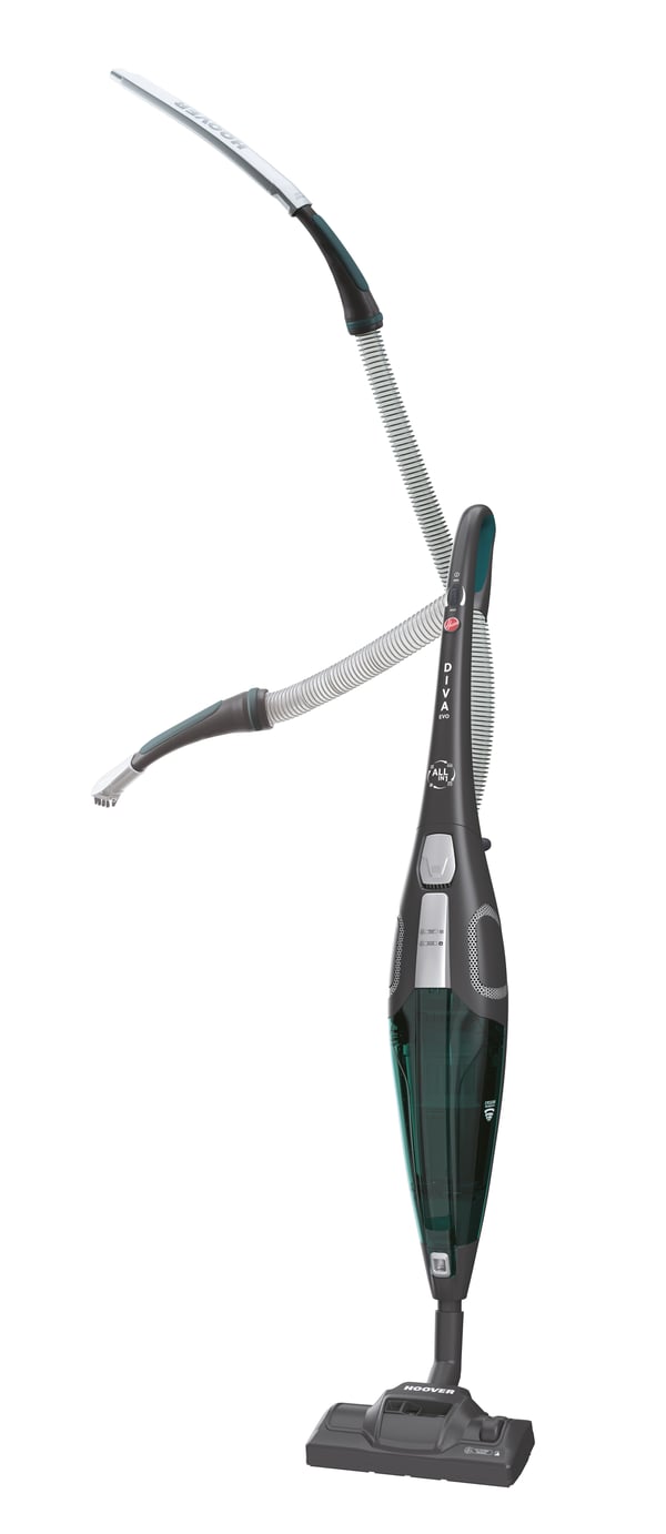 Hoover Diva DVE02BL 011 Stick vakuum Vekselstrøm Dry EPA Poseløs 0,8 L 750 W Sort, Turkis