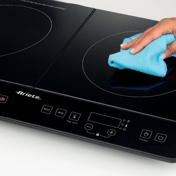 Ariete 1998/20 Svart Bänkdiskmaskin 58 cm Induktionshäll med zon 2 zone(s)