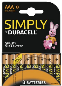 Duracell 002463 kotitalousparisto Kertakäyttöinen akku AAA Alkali