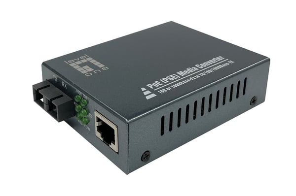 LevelOne GVT-2013 verkon mediamuunnin 1000 Mbit/s 850 nm Monitila Harmaa
