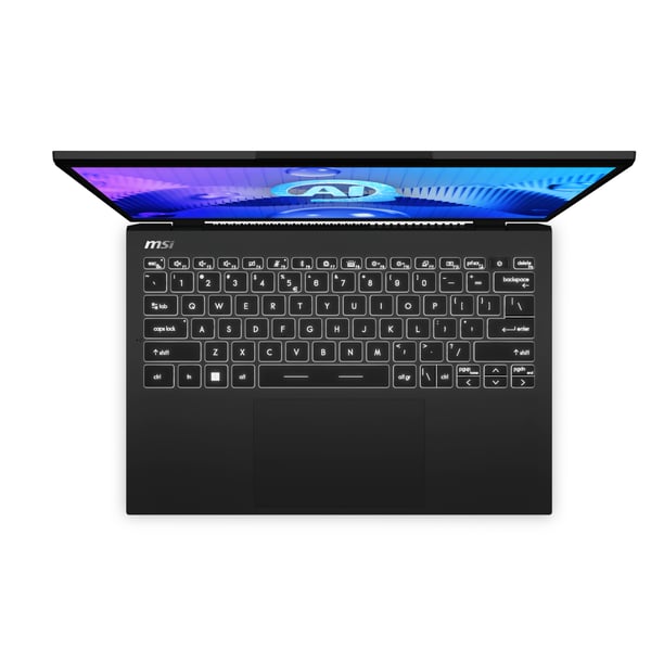 MSI Prestige 13 AI Evo A1MG-024ES Intel Core Ultra 7 155H Laptop 33,8 cm (13.3") 2.8K 32 GB LPDDR5-SDRAM 1 TB SSD Wi-Fi 7 (802.11be) Windows 11 Home Grå