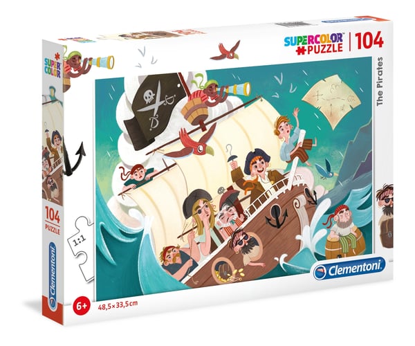 Clementoni The Pirates Puslespil 104 stk Besættelser