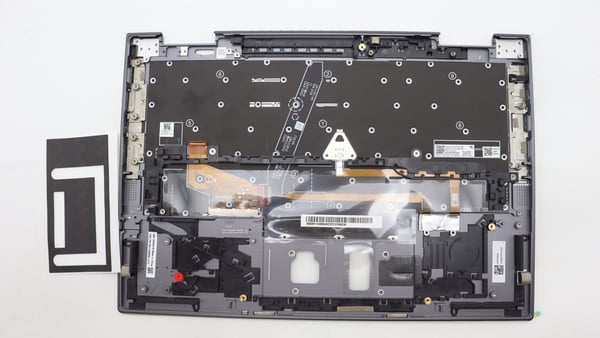 Lenovo 5M11H62418 kannettavan tietokoneen varaosa Cover + keyboard