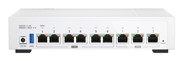 QNAP QHora-322 langallinen reititin 2.5 Gigabit Ethernet, 10 Gigabit Ethernet Valkoinen