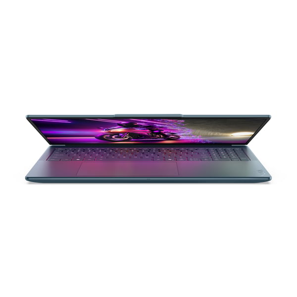 Lenovo Yoga Pro 9 16IAH10 Intel Core Ultra 9 285H Laptop 40,6 cm (16") Berøringsskærm 3.2K 32 GB LPDDR5x-SDRAM 1 TB SSD NVIDIA GeForce RTX 5060 Wi-Fi 7 (802.11be) Windows 11 Home Fransk Teal
