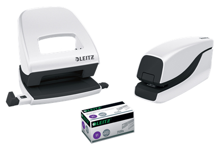 Leitz NeXXt Elektrisk hæftemaskine WOW, kontaktløs, 10 ark