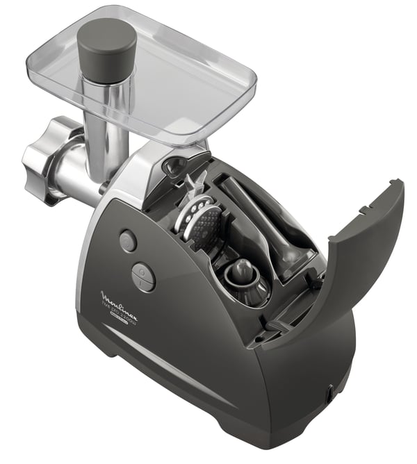 Moulinex HV8 Pro ME6868 köttkvarn 2200 W Grå, Rostfritt stål