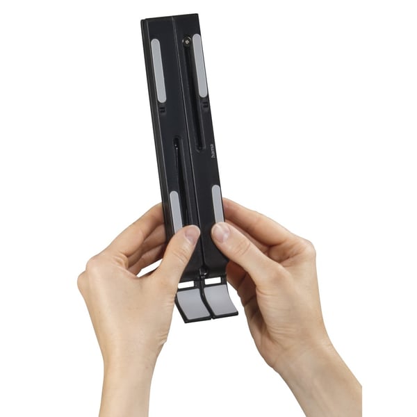 Hama Light Ställ till bärbara datorer Svart 39,1 cm (15.4")