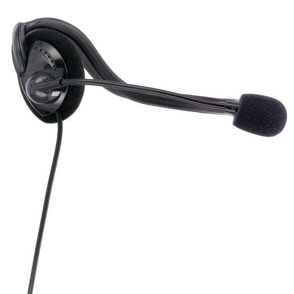 Hama 00139920 hovedtelefoner/headset Ledningsført Halsbånd Kontor/Callcenter Sort