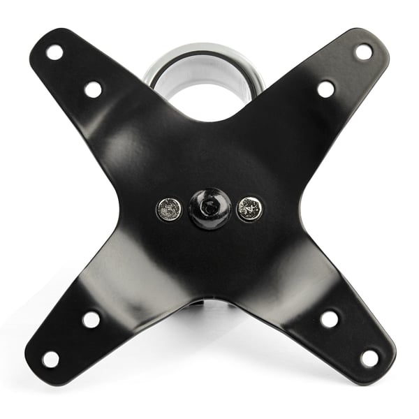 StarTech.com ARMQUADPS skærmbeslag og -stativer 68,6 cm (27") Skrivebord Sølv