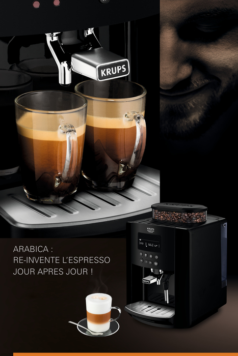 Krups Arabica YY3074FD kahvinkeitin Täysautomaattinen Espressokone 1,7 L