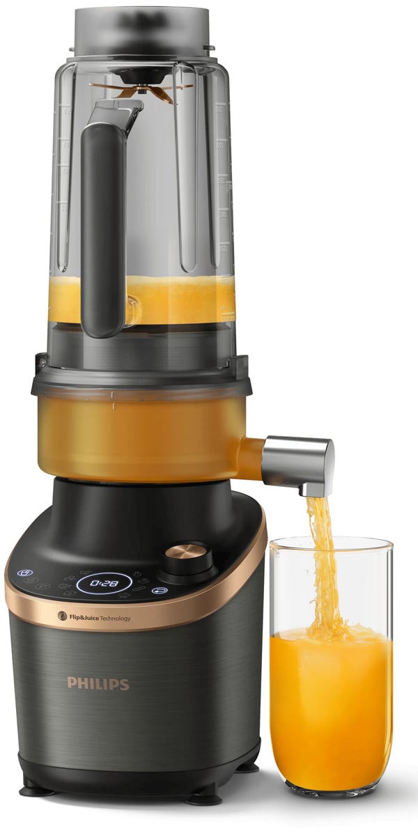 Philips Flip&Juice™ Blender HR3770/10 Højhastighedsblender med råsaftscentrifuge