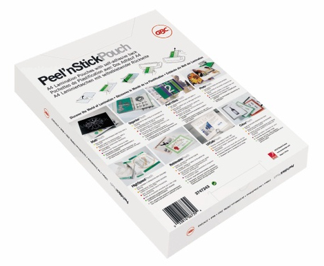GBC Peel`n Stick lamineringsficka A3 2 x 75 mik gloss (25) GBC Peel`n Stick lamineringsficka A3 2 x 75 mik gloss (25)