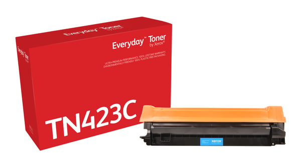 Everyday™ Syaani Toner by Xerox compatible with Brother TN-423C, High capacity