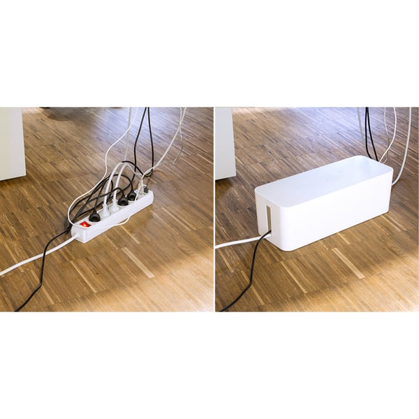LogiLink KAB0063 kabelorganisator Kabelboks Hvid 1 stk