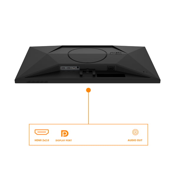AOC 24G4X platta pc-skärmar 60,5 cm (23.8") 1920 x 1080 pixlar Full HD LCD Svart, Grå