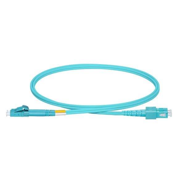 Lanview LVO231477 InfiniBand- ja kuituoptiikkakaapeli 1 m LC SC Vedenvärinen